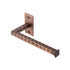 Hand Hammered Metal Bathroom Hardware, 7 inch Toilet Tissue Holder